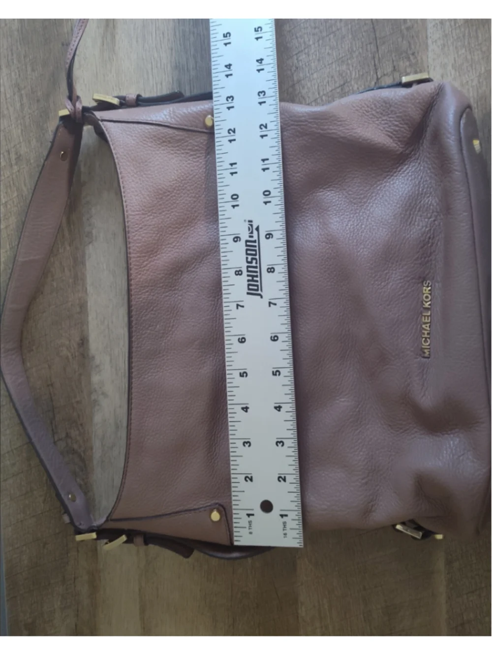 Women's Michael Kors Hobo Bag One Size Pink Gold